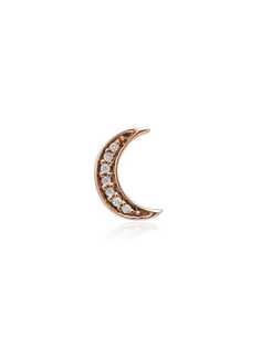 Andrea Fohrman 14K rose gold Crescent Moon diamond earring