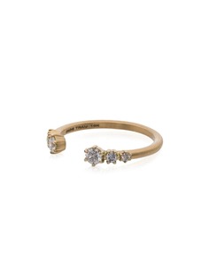 Jade Trau 18K yellow gold Astor diamond open band ring