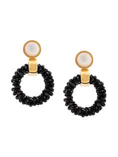 Lizzie Fortunato Jewels круглые серьги Brancusi