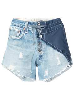 Greg Lauren джинсовые шорты