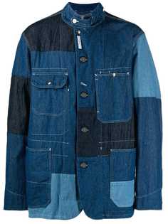 Engineered Garments джинсовая куртка в технике пэчворк