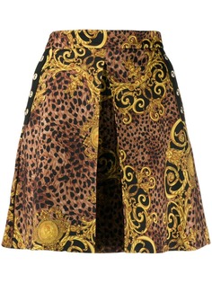 Versace Jeans Couture мини-юбка с принтом Baroque