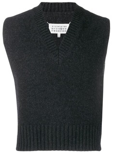 Maison Margiela пуловер с V-образным вырезом