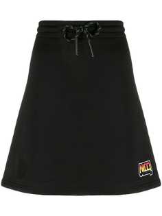 McQ Alexander McQueen юбка А-силуэта с полосками