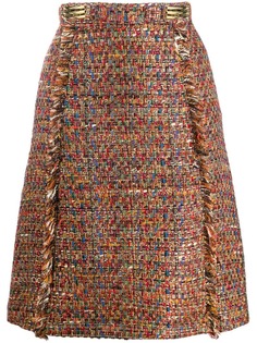 Etro твидовая юбка