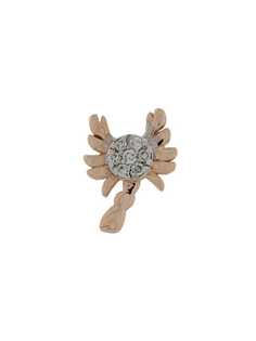 Kismet By Milka 14kt rose gold diamond stud