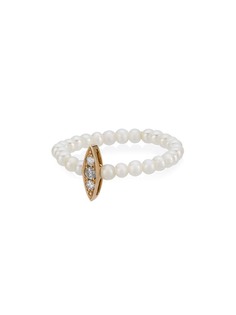 Anissa Kermiche кольцо Perle с жемчугом и бриллиантами