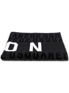 Dsquared2 пляжное полотенце с принтом Icon