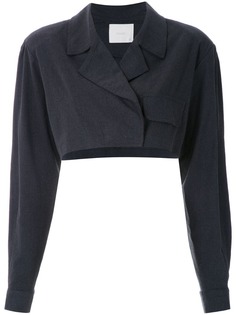 Framed cropped jacket