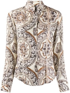 Vivienne Westwood Pre-Owned рубашка на пуговицах с принтом