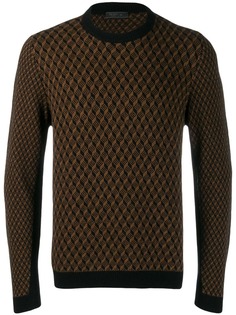 Prada джемпер с геометричным узором