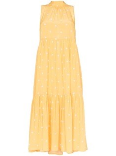 Asceno ярусное платье в горох