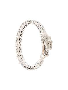 John Hardy Silver and Sapphire Legends Naga Medium Bracelet