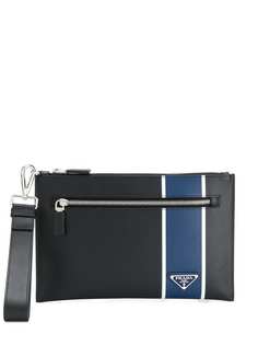 Prada клатч с логотипом