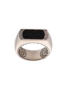 John Hardy Classic Chain volcanic black and diamond band