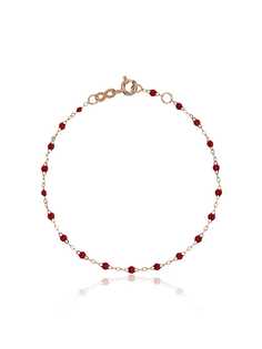 Gigi Clozeau red RG bead rose gold bracelet