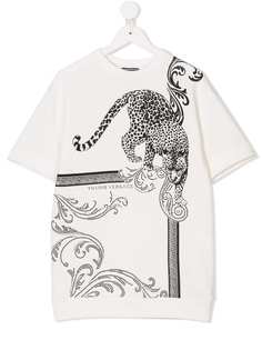 Young Versace платье с леопардовым принтом