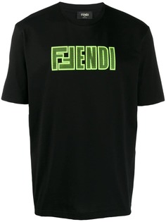 Fendi logo patch T-shirt