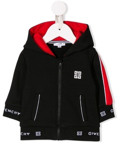 Givenchy Kids куртка с контрастным логотипом