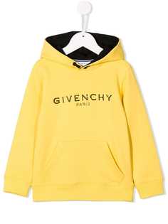 Givenchy Kids худи с контрастным логотипом