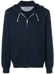 Brunello Cucinelli толстовка на молнии с капюшоном