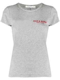 Rag & Bone футболка с круглым вырезом и логотипом