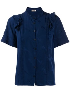 Zadig&Voltaire рубашка с принтом