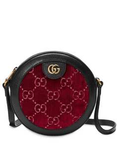 Gucci круглая сумка на плечо с узором GG Supreme
