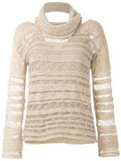 Mara Mac полупрозрачная блузка в полоску