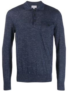 Brioni рубашка-поло с длинными рукавами