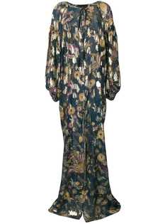Dundas платье-макси с цветочным принтом
