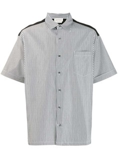 Alexander McQueen рубашка в полоску с декором Skull