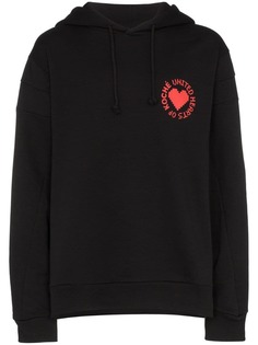 Koché pixel heart-print hoodie