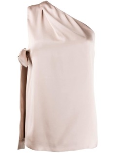 Rochas атласный топ на одно плечо