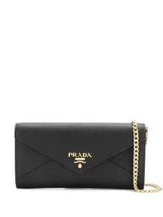 Prada мини-сумка из сафьяновой кожи