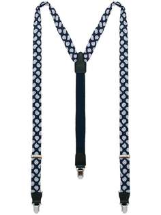 Etro подтяжки с узором пейсли
