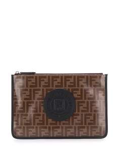 Fendi клатч с узором FF