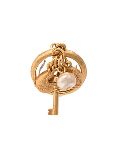Oscar de la Renta кольцо с ключом и жемчугом