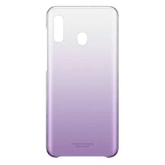 Чехол (клип-кейс) SAMSUNG Gradation Cover, для Samsung Galaxy A20, фиолетовый [ef-aa205cvegru]