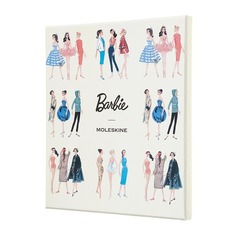 Блокнот Moleskine LE BARBIE 130х210мм обложка текстиль 240стр. линейка коллекционный