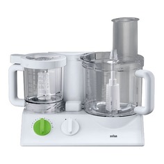 Кухонный комбайн BRAUN FX3030WH, белый/зеленый