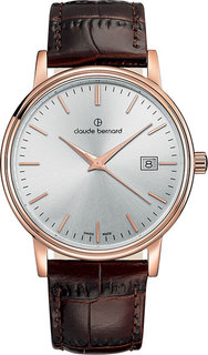 Швейцарские мужские часы в коллекции Sophisticated Classics Мужские часы Claude Bernard 53007-37RAIR