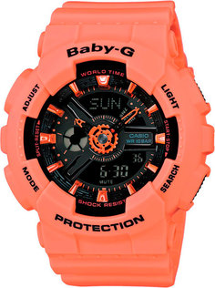 Японские женские часы в коллекции Baby-G Женские часы Casio BA-111-4A2