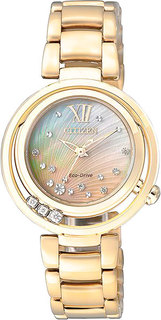 Японские женские часы в коллекции Eco-Drive Женские часы Citizen EM0325-55P