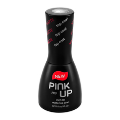 Матовое верхнее покрытие для ногтей UV/LED PINK UP PRO matte top coat 10 мл