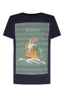 Черная футболка с тигром Feline KO Samui