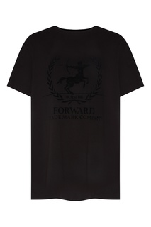 Черная футболка с рисунком Fw Dlab
