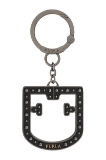Черный брелок Corona Furla