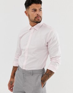 Приталенная поплиновая рубашка Harry Brown - Розовый