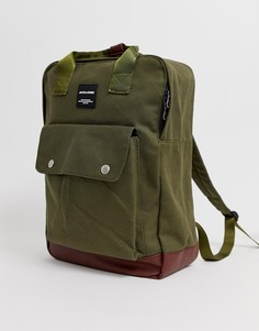Рюкзак цвета хаки в строгом стиле с ручками Jack & Jones - Зеленый